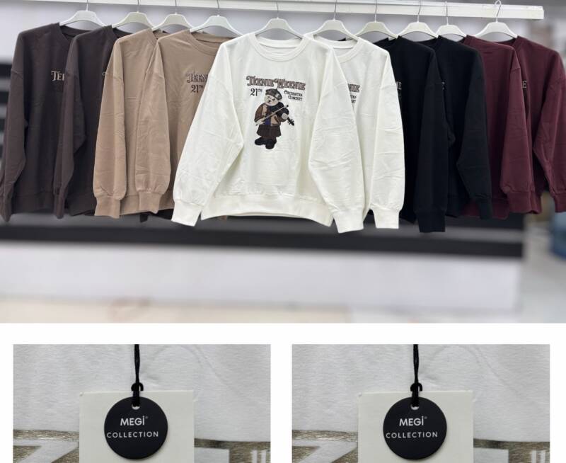 Bluzki damskie Roz S-XL, Mix Kolor Paczka 12 szt 1